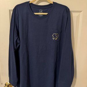 Ivory Ella Navy Long Sleeve